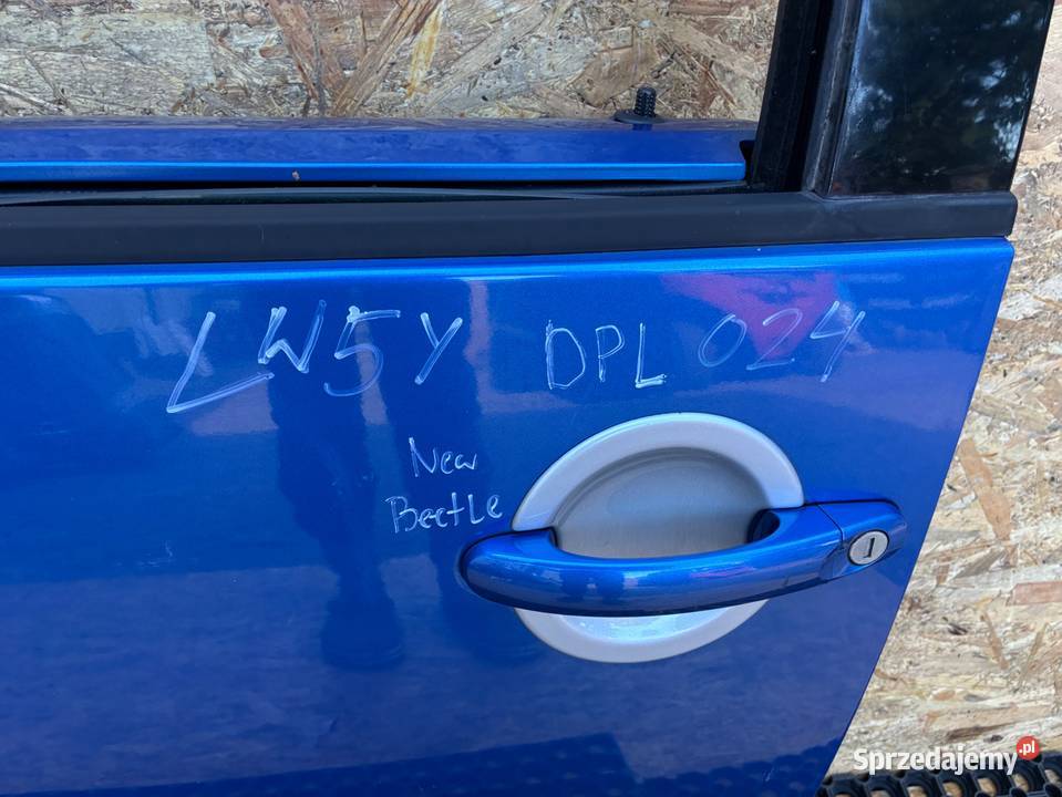Vw beetle DRZWI PRZÓD LEWY LEWE KOD LAK LW5Y wielkopolskie Słowikowo sprzedam