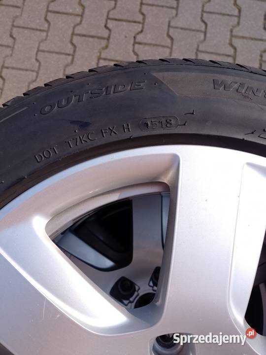Koła zima audi 17 felgi aluminiowe zimowe opony mazowieckie