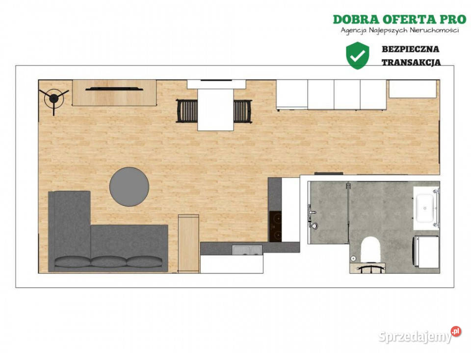 Nowe mieszkanie z balkonem Jasień 16428zł/m2 Gdańsk