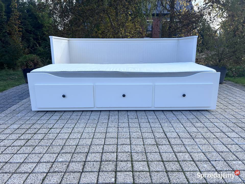 IKEA HEMNES Łóżko Leżanka z 3 szufladami 2 śląskie