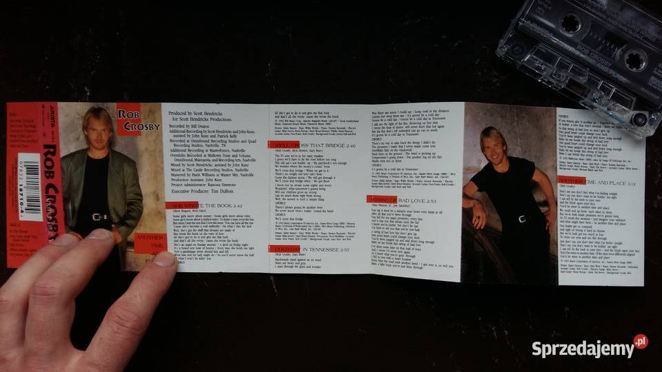 Kaseta magnetofonowa Rob Crosby Another time and Płyty i kasety sprzedam