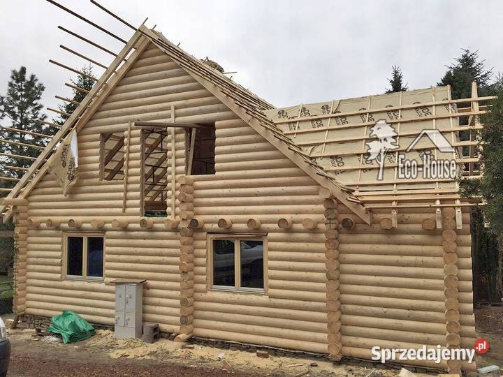 DOM Z BALI DREWNIANYCH KRYTY STRZECHĄ Rzeszów sprzedam