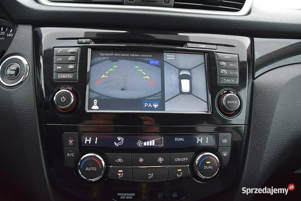 Nissan Qashqai 16DIGT 163 Skóra Led Navi Kamera czujnik zmierzchu Nowe Kucice