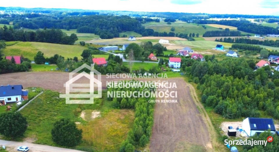 Ogłoszenie grunt Kobysewo 1000m2 prąd