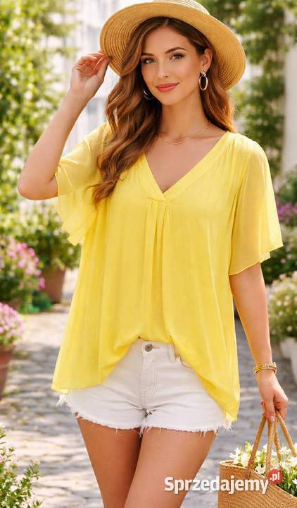 Bluzka elegancka V jedwab UNI SLIM SIZE XXSXS SM mazowieckie Warszawa sprzedam