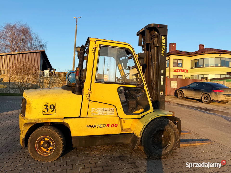 wózek widłowy HYSTER H500XM Triplex 57m 5000 łódzkie Działoszyn sprzedam