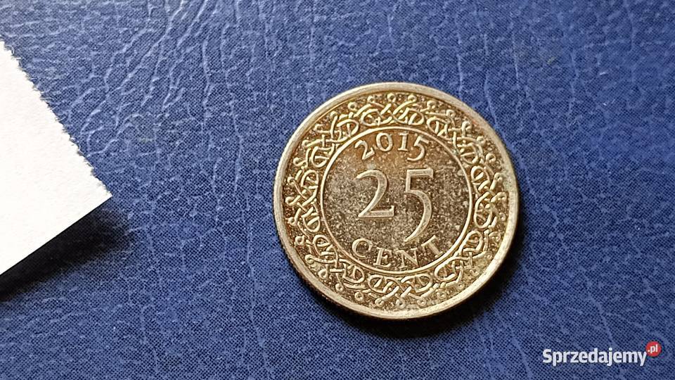 Stare monety 25 cent 2015 Surinam