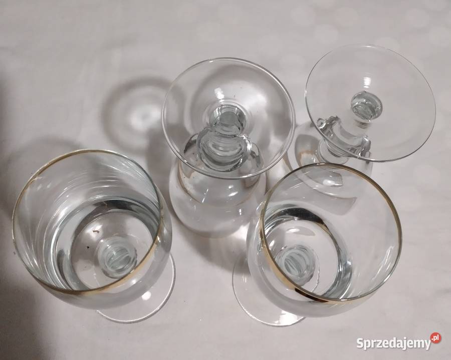 kieliszki Vintage Porcelana i szkło