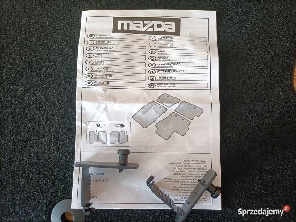 MAZDA 5 dywaniki welurowe CZARNE CG21V0320 Pleszew