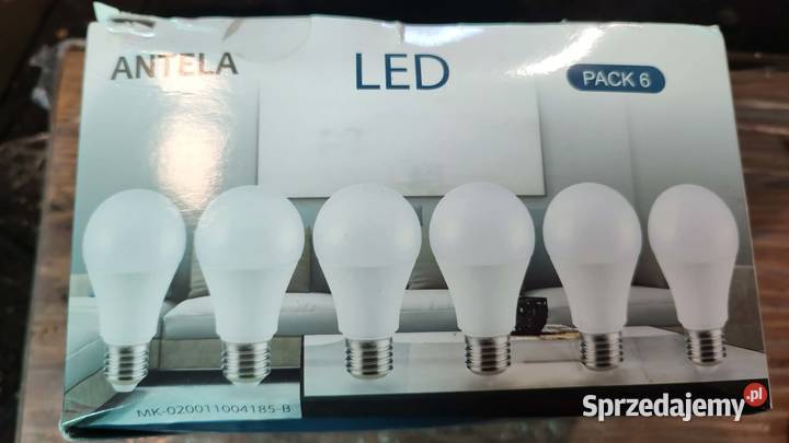 estaw 6 sztuk energooszczędnych żarówek LED