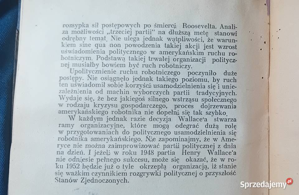 Stefan Arski Cień ojczyzną Roosevelta SW Wiedza Koźminek