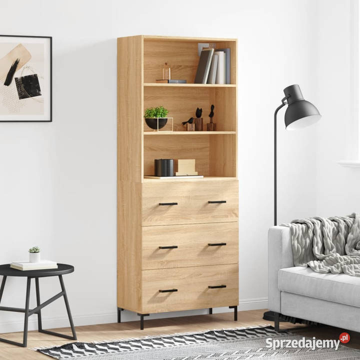 Witrynka dąb sonoma 695x34x180 materiał