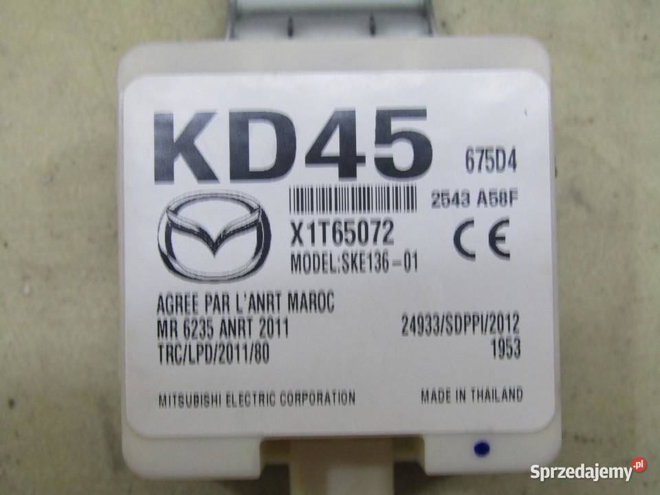MODUŁ STEROWNIK MAZDA 3 BM BN X1T65072 osobowe lubelskie