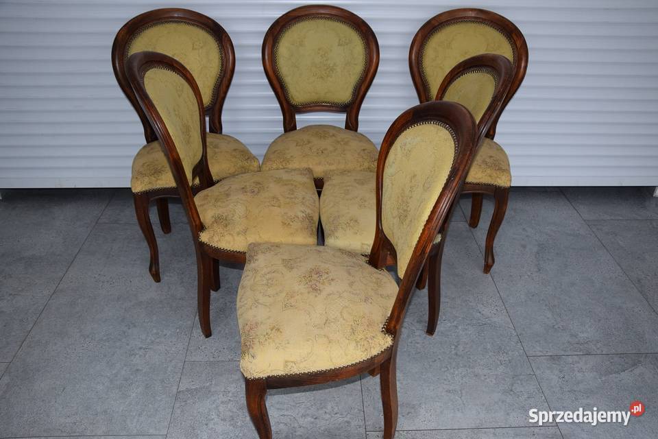 krzesła medaliony 6 sztuk super stan Olsztyn