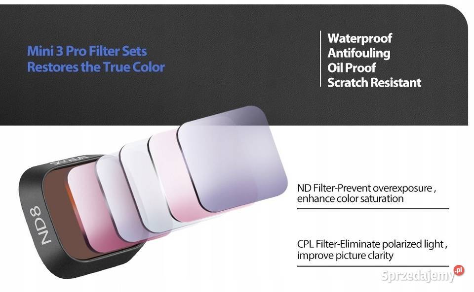 Zestaw filtrów Skyreat filtr ND Mini 3 Pro filtr wielkopolskie