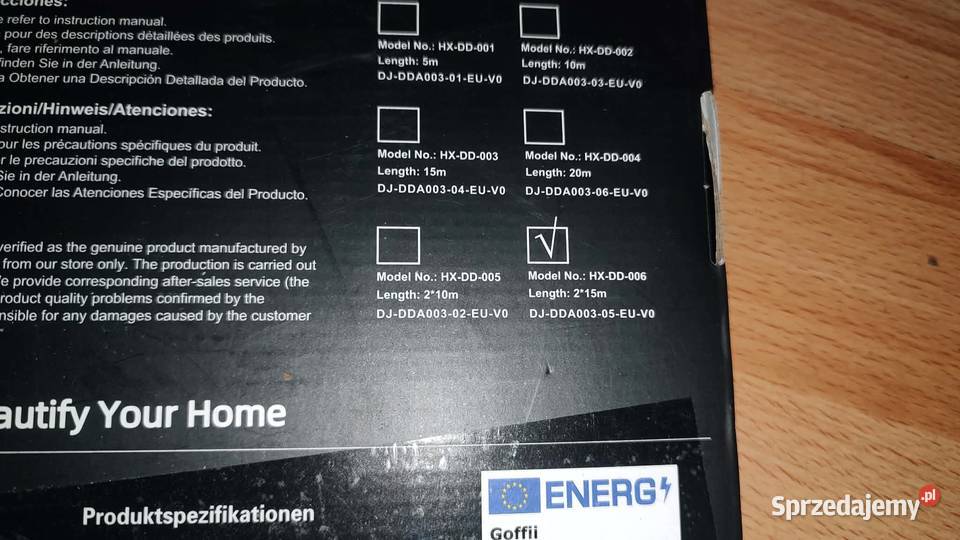 taśma LED marki Goffii 15m Książ Wielkopolski sprzedam