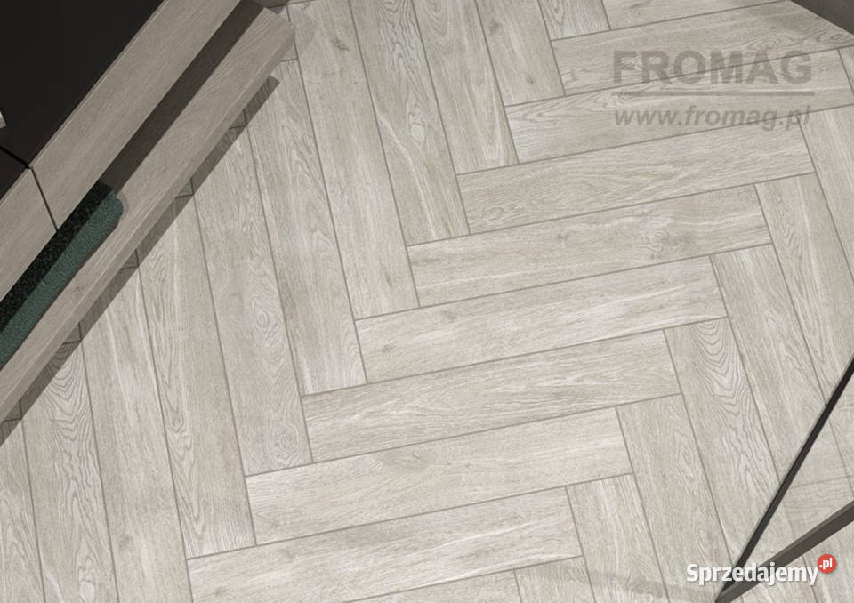 Giornata bianco Jodełka płytki parkiet Bytom
