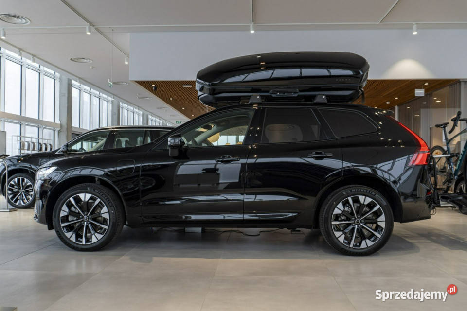 Volvo XC 60 Ultra Dark T6 eAWD plugin hybrid 253 kurtyny powietrzne Łódź