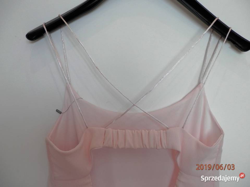 Bluzka Body Modne Plecy Pudrowa Top Bershka Nowa Rozmiar 38(M) podlaskie Łomża