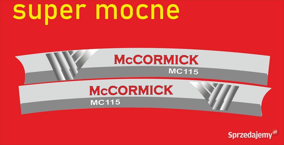 Naklejki Mccormick mc 115 i inne modele super Bydgoszcz