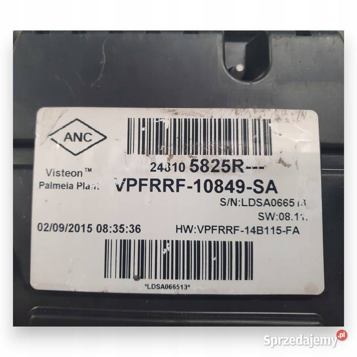 LICZNIK ZEGARY 248105825R Renault Trafic III 16 sprzedam