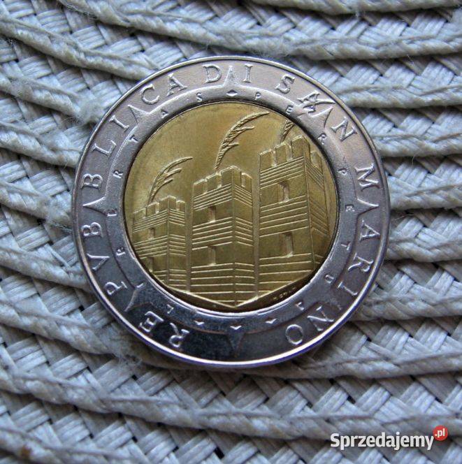 San Marino 500 Lirów 1992r Odkrycie Ameryki wielkopolskie Kalisz