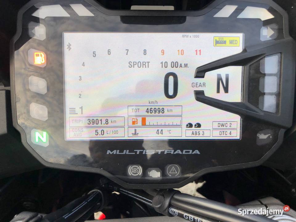 Ducati Multistrada 1200 S Lift Bezwypadkowa Rok produkcji 2015 śląskie Częstochowa