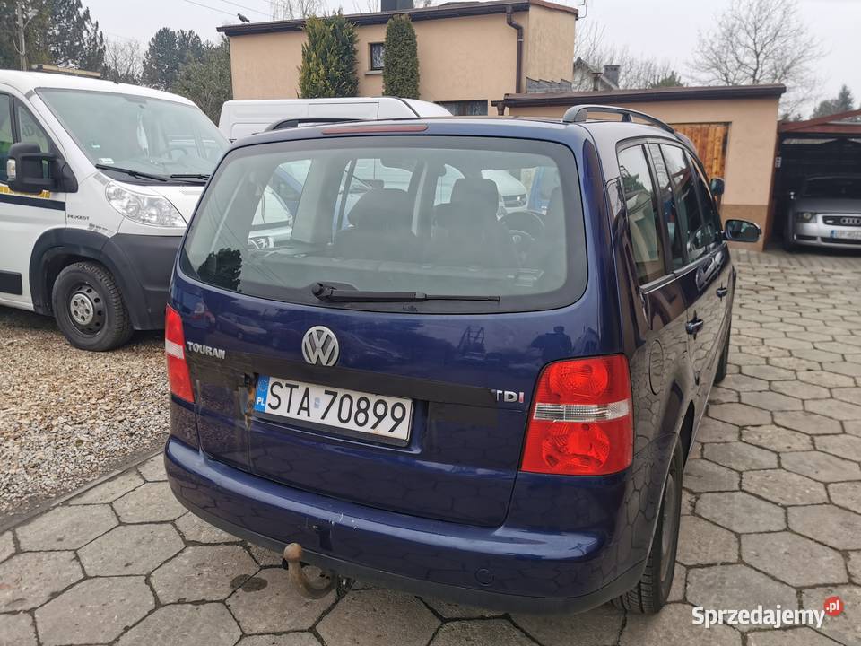 sprzedam vw touran silnik 19 tdi 7 osób hak Bytom