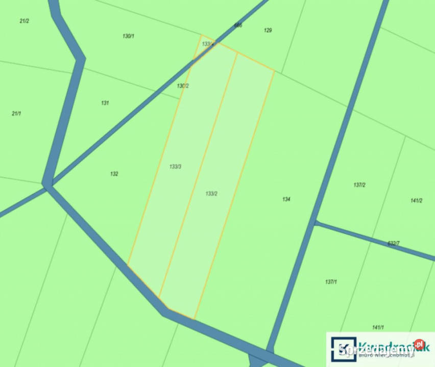Grunt Brzezowa 9500m2 Sprzedaż podkarpackie