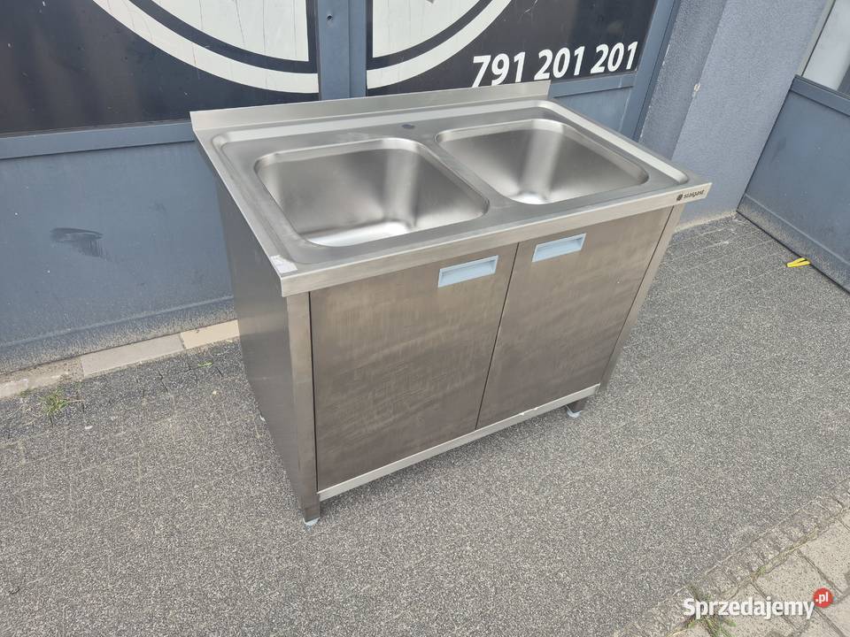 Zlew 2 Komorowy Gastronomiczny Z Szafką Z Ostrów Wielkopolski