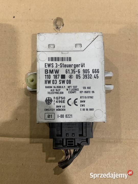 Moduł sterownik EWS 6905666 bmw 5 e60 e61 Szczecin