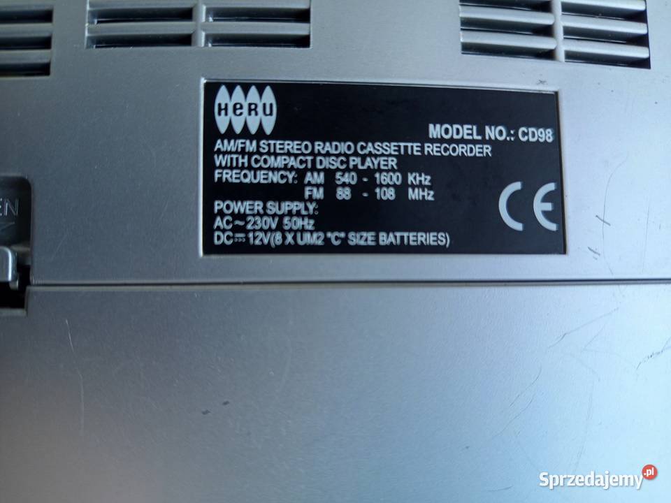 Sprzedam radiomagnetofon Thompsonic Ts 600