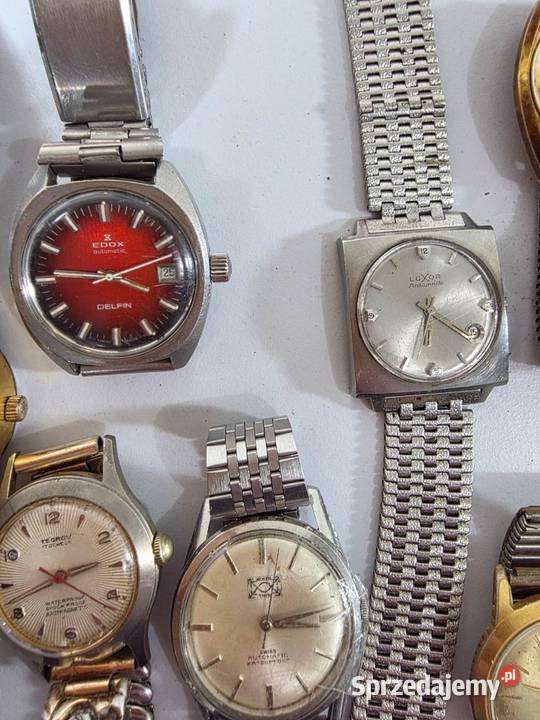 Zestaw 17 zegarków vintage okazja kolekcjonerów