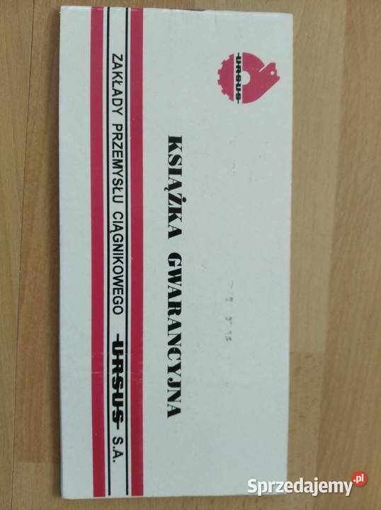 Ursus książka gwarancyjna oryginalna Lublin