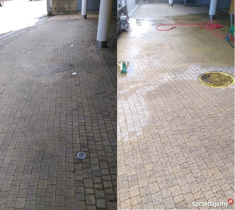 Czyszczenie kostki brukowej mechaniczne Krapkowice