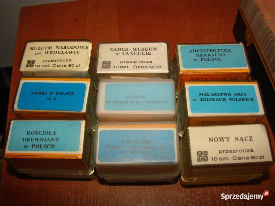 Muzeum we Wrocławiu Łańcucie itp przeżrocza PRL sprzedam