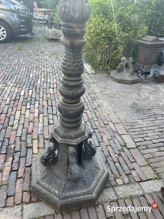 Antyk stara pałacowa lampa wys 3 metry waga 200 dolnośląskie Bystrzyca Kłodzka sprzedam