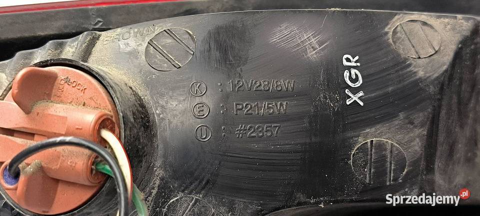 LAMPA PRAWA TYŁ KIA RIO