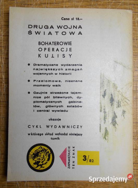 Żółty Tygrys Śmierć przychodzi z gór 382 historyczne Parczew