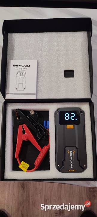 Przenośny rozrusznik samochodowy BSMOOM 12V mazowieckie Pruszków