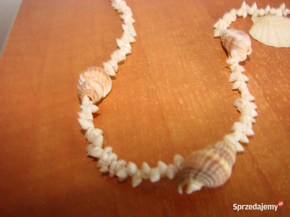 naszyjnik z muszelek Pruszcz Gdański