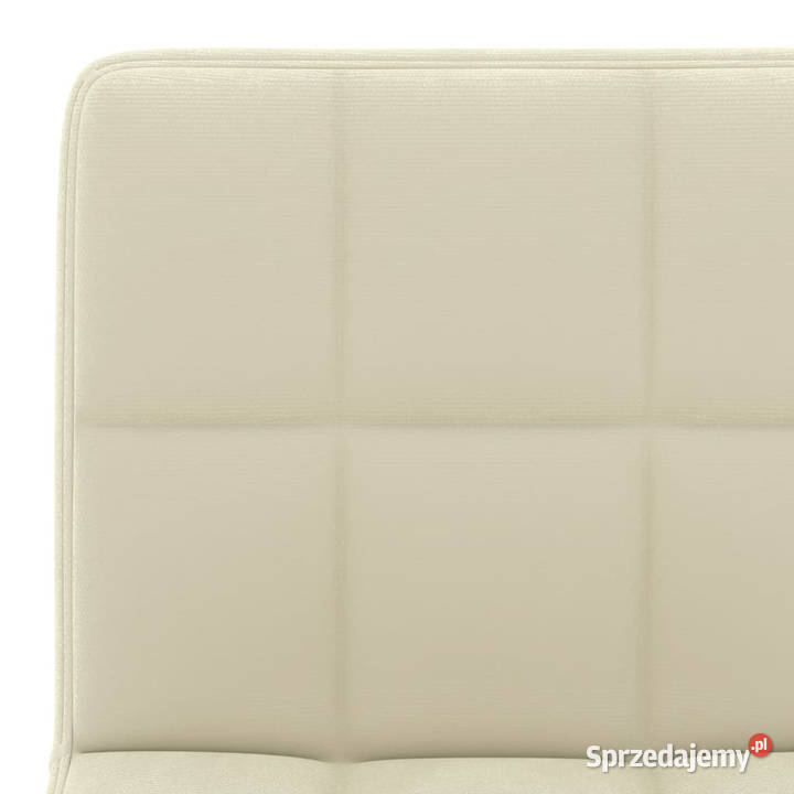 Stołek barowy kremowy obity aksamitem WM334293 Warszawa
