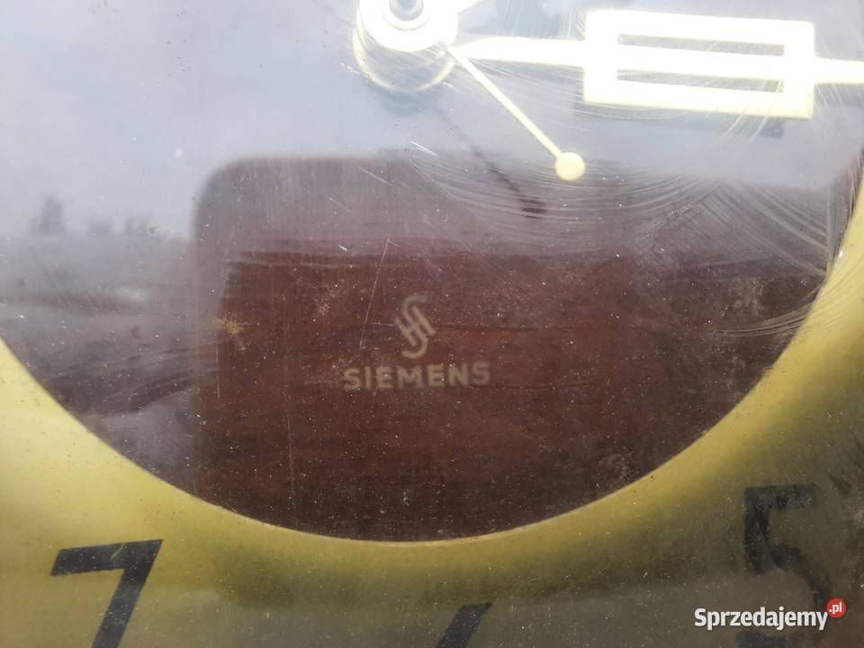 80 Stary zegar bufetowy elektryczny Siemens