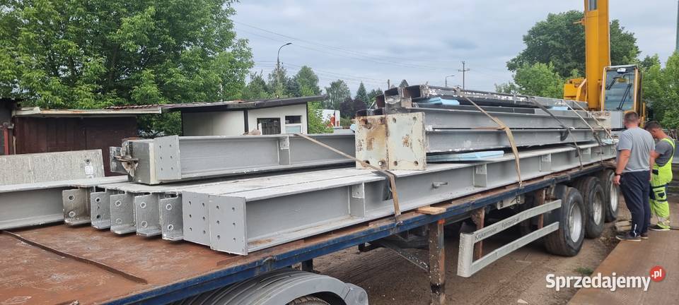 Elementy stalowe pochodzące z demontażu