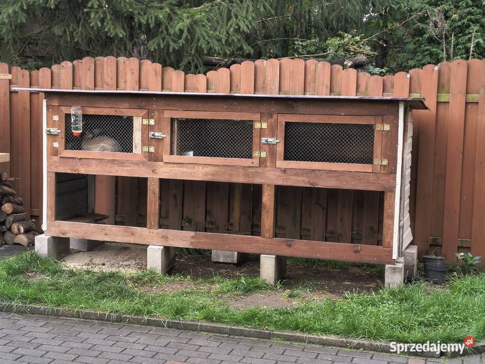 Duża klatka królików