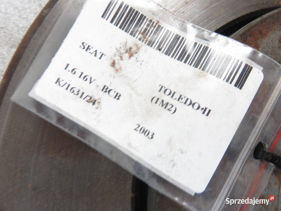 TARCZE HAMULCOWE PRZÓD SEAT TOLEDO II 16 16V BCB osobowe Układ hamulcowy