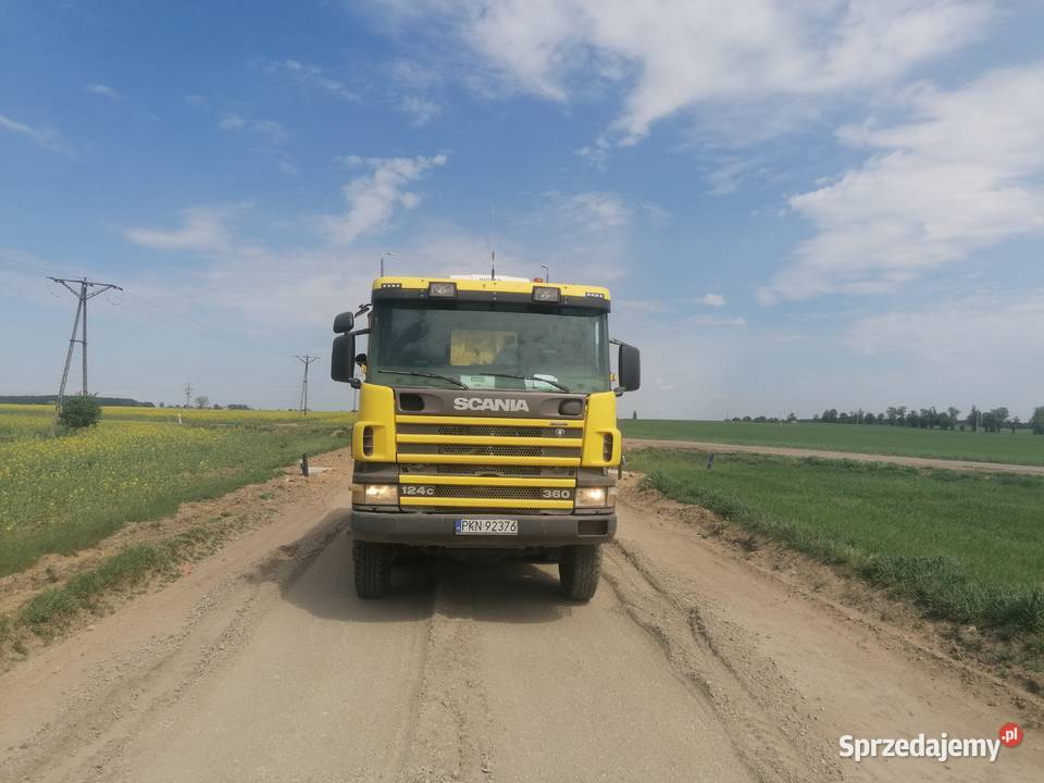 Scania 124C wywrotka 8x6 Nowa Wieś Wielka