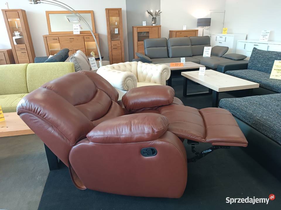 HiT 45 Fotel REGAN Skóra naturalna Bujany opolskie Olesno