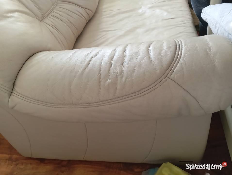 Skórzana sofa w stanie Olkusz