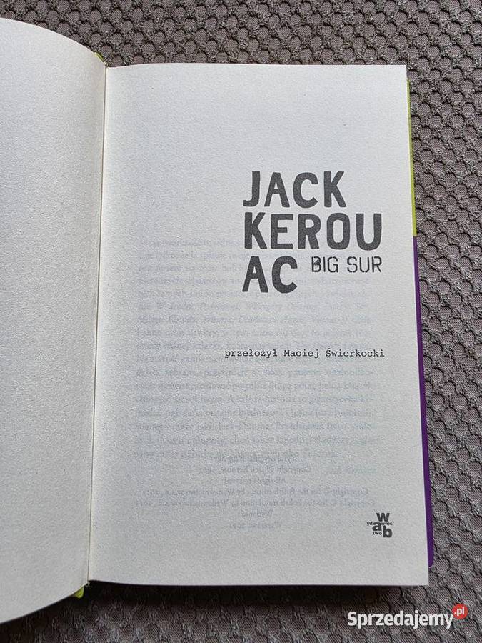 Jack Kerouac Big Sur Kraków